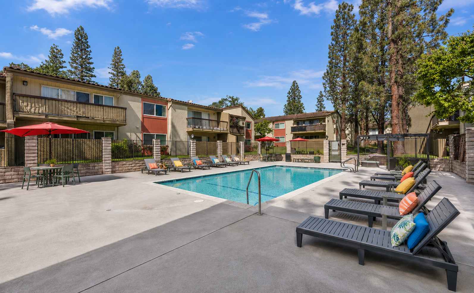 Ashwood Gardens sparkling swimming pool and community sundeck
