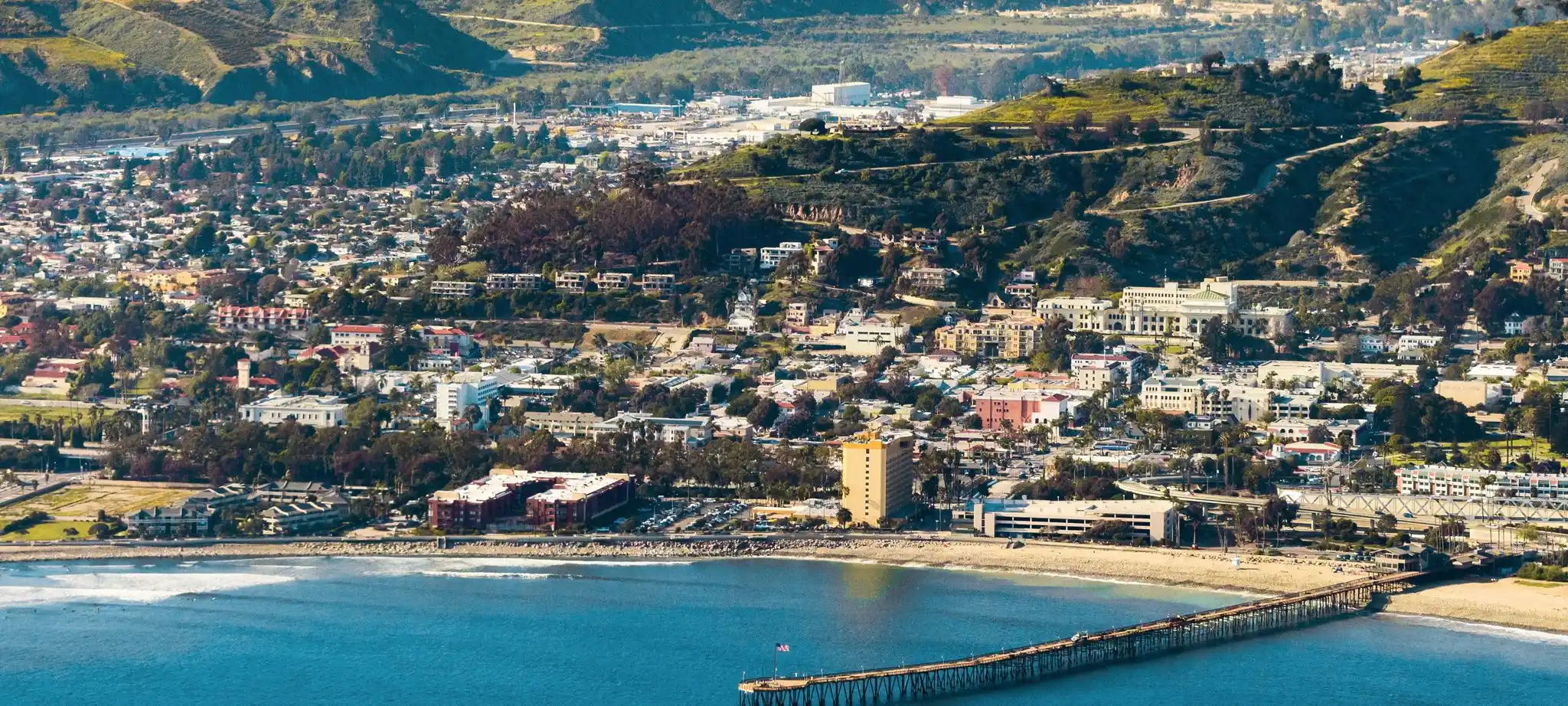 Ashwood Gardens Apartments Ventura CA aerial view