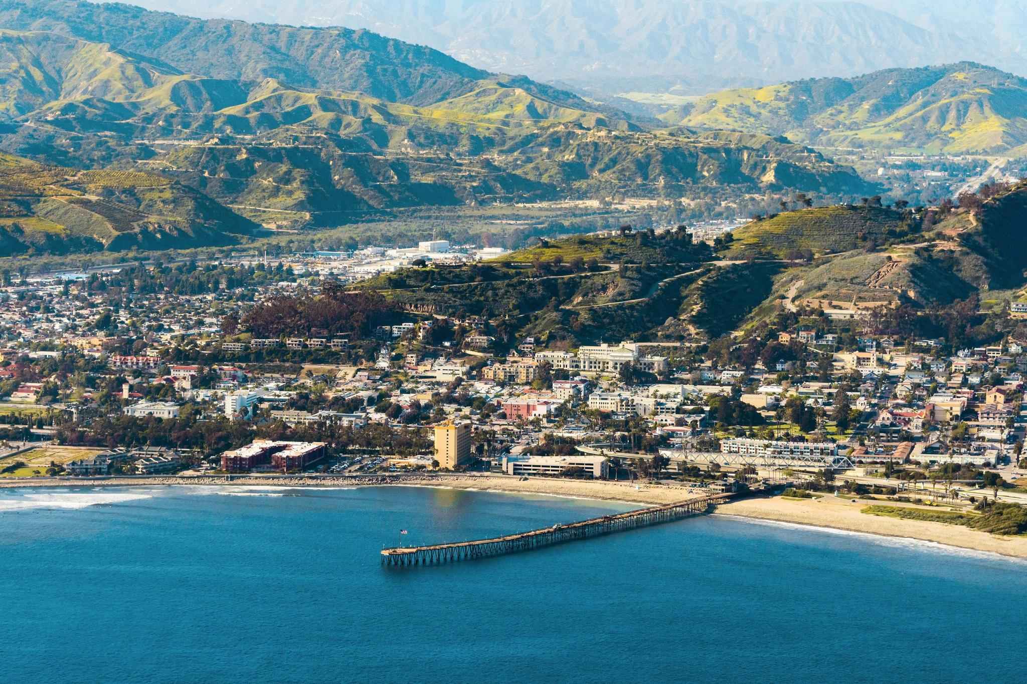 Ashwood Gardens Apartments Ventura CA aerial view